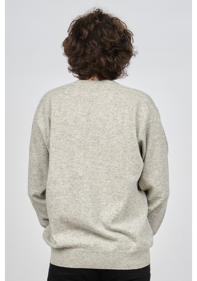 Ida Erkek Lambswool V Yaka Kazak 0593130 Gri Gri