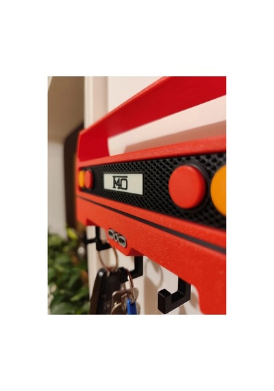 Ferrari F40 Tasarımlı Anahtar Askılığı Arka Görünüm