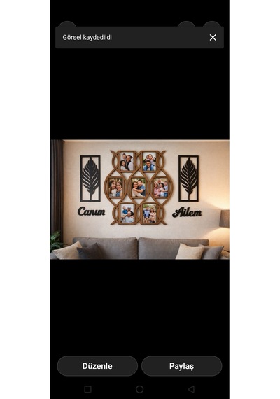 Resim Çerçevesi Şık Ve Modern 7li Resim İçi 10 15 Tamamı 68 Cmdir No 30042