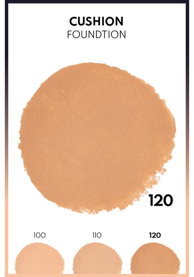 Note Cushion Foundation Spf 50 Pa++++ Yoğun Kapatıcı, Doğal Saten Bitişli Fondöten 120 Dark Koyu