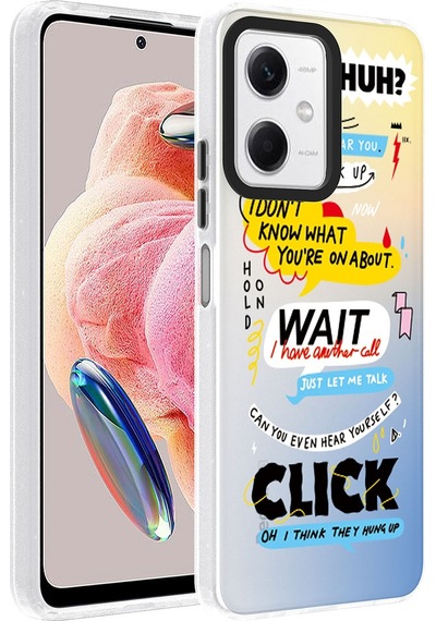 Xiaomi Redmi Note 12 4g Kılıf Desenli Zore Dragon Sert Kılıf