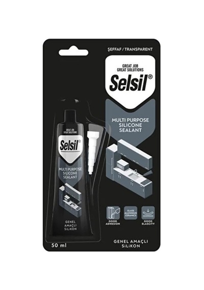 Tr Selsil Genel Amaçlı Şeffaf Tüp Silikon 50 Ml