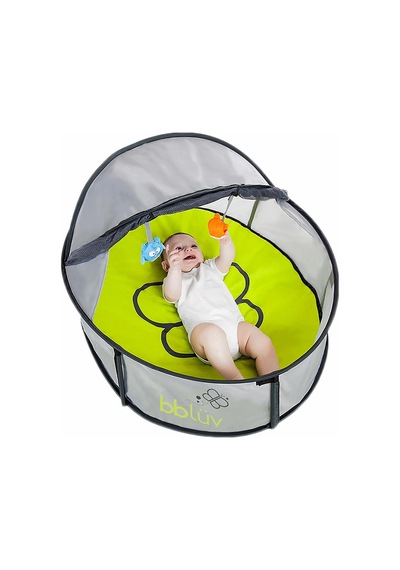Bblüv Nidö Mini 2'si 1 Arada Seyahat ve Oyun Çadırı Gri Gri