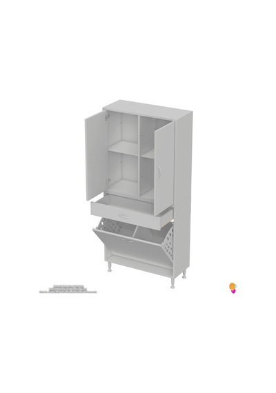 Modilayn Yeni Afra 70x173x32,5 Cm' Lik 1 Çekmece, 2 Göz Sepet, 2 Kapak, 4 Raf Dar Alan Banyo Dolabı Beyaz Modilayn Yeni Afra 70x173x32,5 Cm' Lik 1 Çekmece, 2 Göz Sepet, 2 Kapak, 4 Raf Dar Alan Banyo Dolabı Beyaz