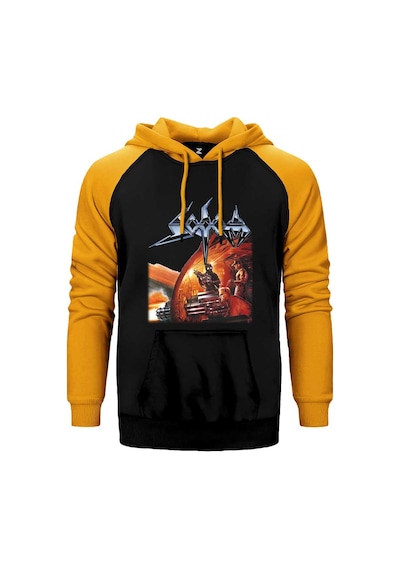 Sodom Agent Orange Sarı Renk Reglan Kol Sweatshirt / Hoodie