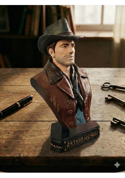 Eselya3d Arthur Morgan Figür-rdr2-red Dead Redemption 2-playstation-biblo-hediye-15cm-fanart