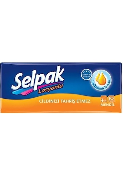 Selpak Losyonlu Mendil 10'lu