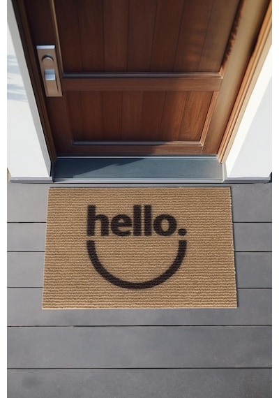 Coco Hello Koko Paspas Dış Kapı Paspası Kıl Kapı Önü Paspası 40x60 3671, 40 X 60 Diğer
