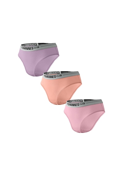 Yohannes Club, Kız Çocuk, Pamuklu Slip&atlet, Alt-üst, 3 Çift Takım, Karışık Renkli Karışık