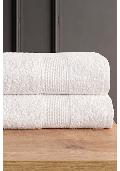 Blanc 2'li 70x140 Banyo Havlu Seti Havlu Banyo Havlusu I Hamam Seti I Çeyiz Havlusu - Beyaz