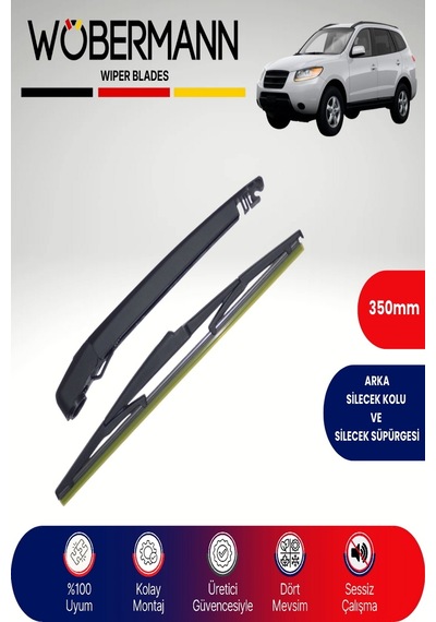 Wöbermann Hyundai Santa Fe 2006-2012 Arka Silecek Kolu Ve Süpürgesi Komple