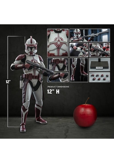 Clone Commander Fox Coruscant Guard 12 İnch Exclusive Figure