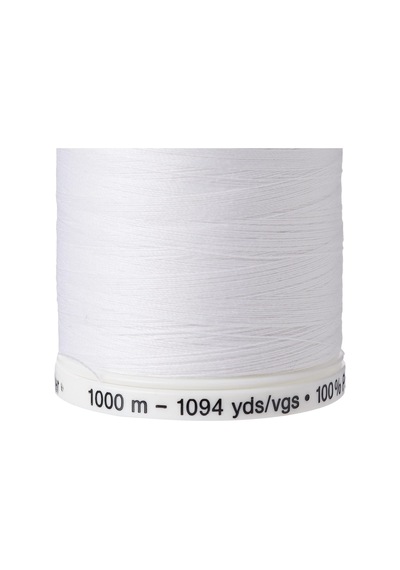Dikiş İplikleri, Polyester, 1000 M, Beyaz Standart