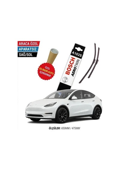 Bosch Tesla Model Y Silecek 2021 2024 Bosch Aerotwin A102s A102s One Size