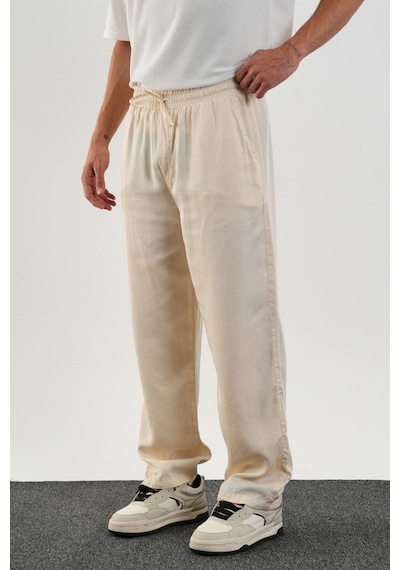 Redline Fate Erkek Baggy Rahat Pantolon Bej