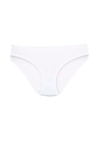 Astrid T Premium Renkli Giyim Spor Kadın Pamuklu Slip Külot 3'lü Paket Beyaz - Siyah - Ten