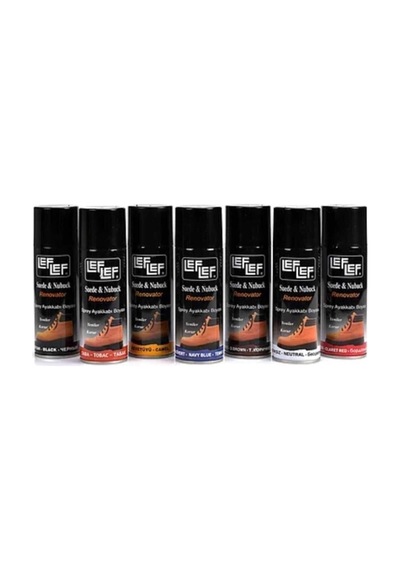 Xmlbayiciniz Leflef Taba Süet Nubuk Sprey Boya 200ml Spr1234 Çok Renkli