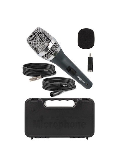Hepa Merz Rst-350 Profesyonel Dinamik Cardioid Kablolu El Mikrofonu Kaliteli Çanta Ve Full Set