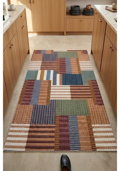 Raschel Carpet Premium Bohem Yıkanabilir Leke Tutmaz Modern Mutfak Halısı Multi Renkli Özel Seri Kaymaz Taban Halı Yolluk Kilim Rc Multı Mutfk 002 Çok Renkli Raschel Carpet Premium Bohem Yıkanabilir Leke Tutmaz Modern Mutfak Halısı Multi Renkli Özel Seri Kaymaz Taban Halı Yolluk Kilim Rc Multı Mutfk 002 Çok Renkli