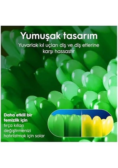 Kids/junior 6-12 Yaş Diş Fırçası, Ekstra Yumuşak Açık Ahşap