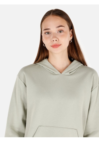 Colin's Colins Normal Kesim Kapüşonlu Cepli Yeşil Kadın Sweatshirt Cl1070188 Cl1070188 Q1.v2 Mgr Mint Yeşili Colin's Colins Normal Kesim Kapüşonlu Cepli Yeşil Kadın Sweatshirt Cl1070188 Cl1070188 Q1.v2 Mgr Mint Yeşili