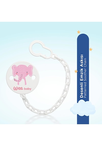 901 Wee Baby Zincirli Emzik Askısı - Kız