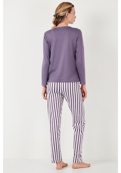 Lela Bayan Pijama Takımı 65719102 Lila LILA