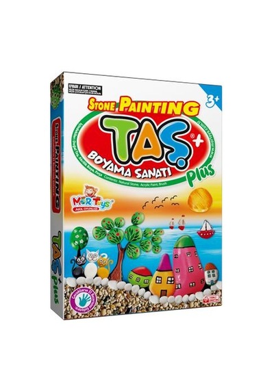 Mortoys. Taş Boyama Seti. Xl. Plus. Stone Painting. Hobi Boyama