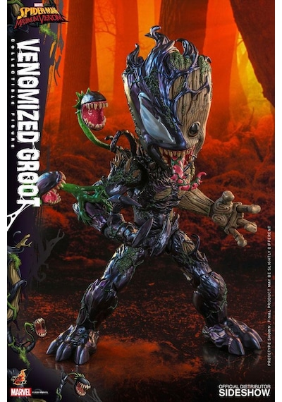 Hot Toys Venomized Groot Collectible Figure Tms 027 - Spider-Man.