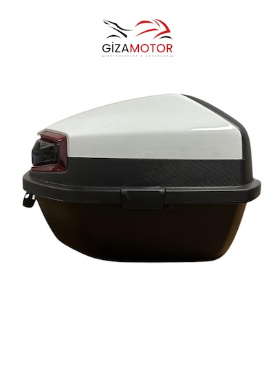 Giza Motosiklet Çantası 33 Lt Metalik Beyaz