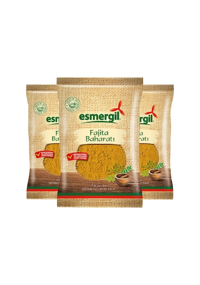 Esmergil Fajita Baharatı 3'lü Paket 3 x 30 Gr