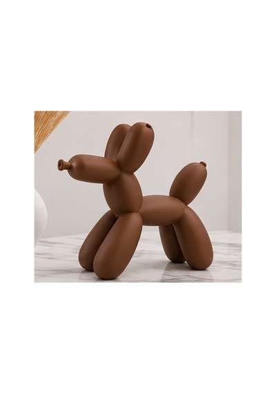 Köpek Balon Biblo Balkon Dog Biblo 17 Cm Kahverengi