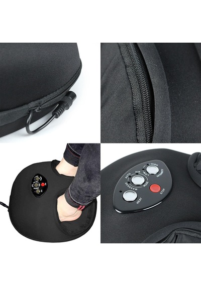 Fıshtec Elektrikli Cihaz - Shiatsu Masaj Ayakları - Isıtma Hava Basıncı - Siyah