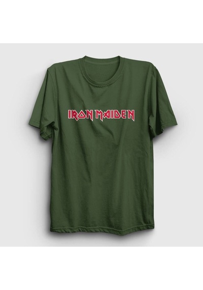 Noıssey Unisex Haki Logo Iron Maiden T-shirt 86340tt