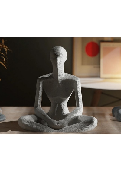 Meditatif İlham Perisi Heykel Figür