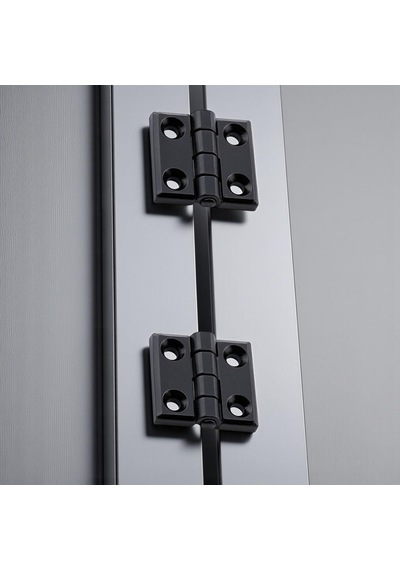 Siyah Metal 4 Adet Set Yaprak Menteşe 30x30mm Dayanıklı Mobilya Kapı Dolap Çekmece Kapak Aksesuar Diğer