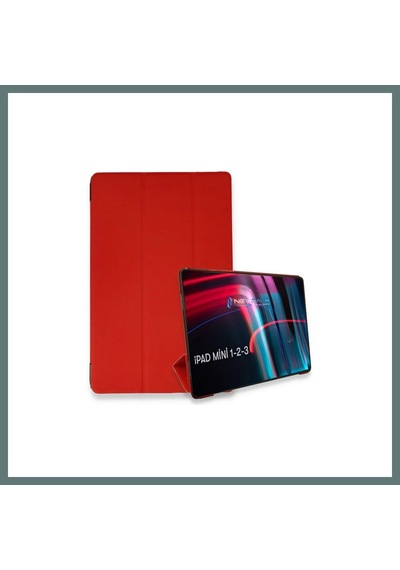 Ventra Apple iPad Uyumlu Mini 3 Kılıf Tablet Smart Kılıf - Kırmızı Ventra