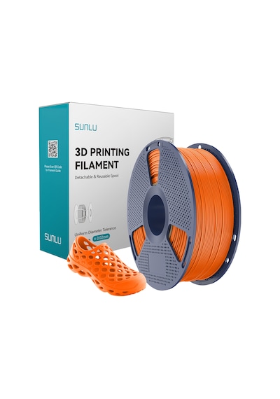 Sunlu Turuncu Tpu 95a Esnek Filament - 1.75mm - 1 Kg