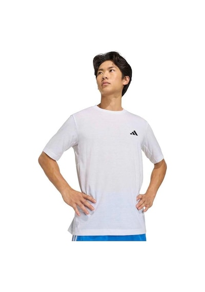 Adidas Workout Essentials Feelready Erkek Beyaz Yuvarlak Yaka Tişört Beyaz