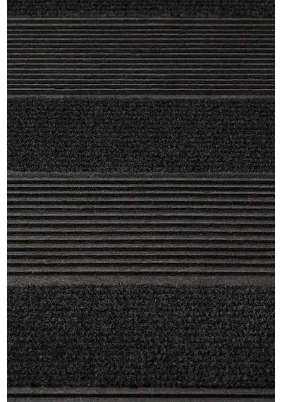 Ps034a Siyah Kaymaz Taban Nem Alıcı Toz Alıcı Kapı Önü Paspası Uv Dayanıklı 45x70 Cm