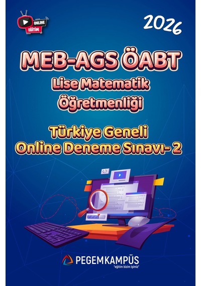 2026 Meb-ags Öabt Lise Matematik Öğretmenliği Türkiye Geneli Online Deneme Sınavı-2