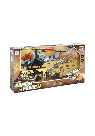 Combat Force Zırhlı Araç Ve Helikopterli Büyük Askeri Set