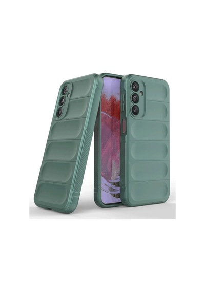 Samsung Uyumlu A36 Kılıf Optimum Silikon - Koyu Yeşil Koyu Yesil