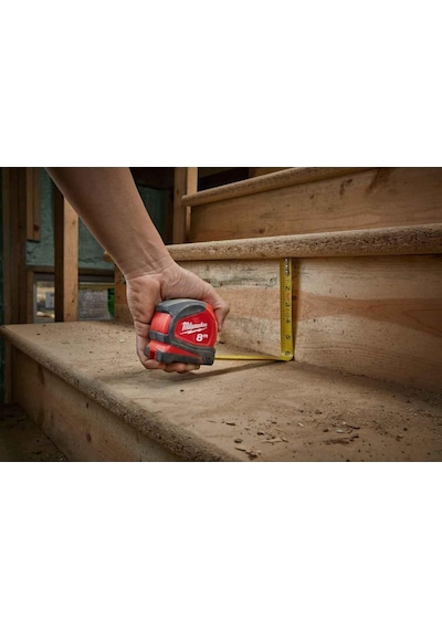Milwaukee T4932459594 Ağır Hizmet Tipi Pro Kompakt Şerit Metre 8m