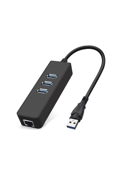 USB 3.0 To Gigabit Ethernet RJ45 + 3 Port HUB Çoklayıcı Adaptör