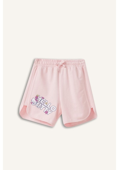 Defacto Hello Kitty Lastikli Bel Pembe Şort Kız Çocuk H4101a826hspn186 Pembe-pn186