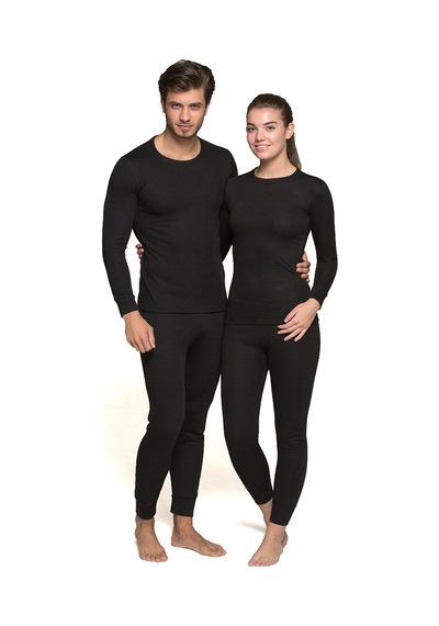 Thermoform Heavy Unisex Termal Içlik Siyah Siyah