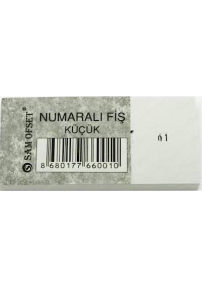 Altınyıldız Çaycı Fişi Numaralı 12 Adet