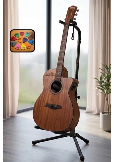 Portatif Demonte Gitar Standı Sehpası Pena Hediye Gtr-01