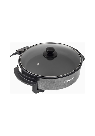 Bestron Ahp1200 Elektrikli Party Pan 28,5 Cm Yapışmaz Tava 1500 W Elektrikli Tencere/tavalar Siyah